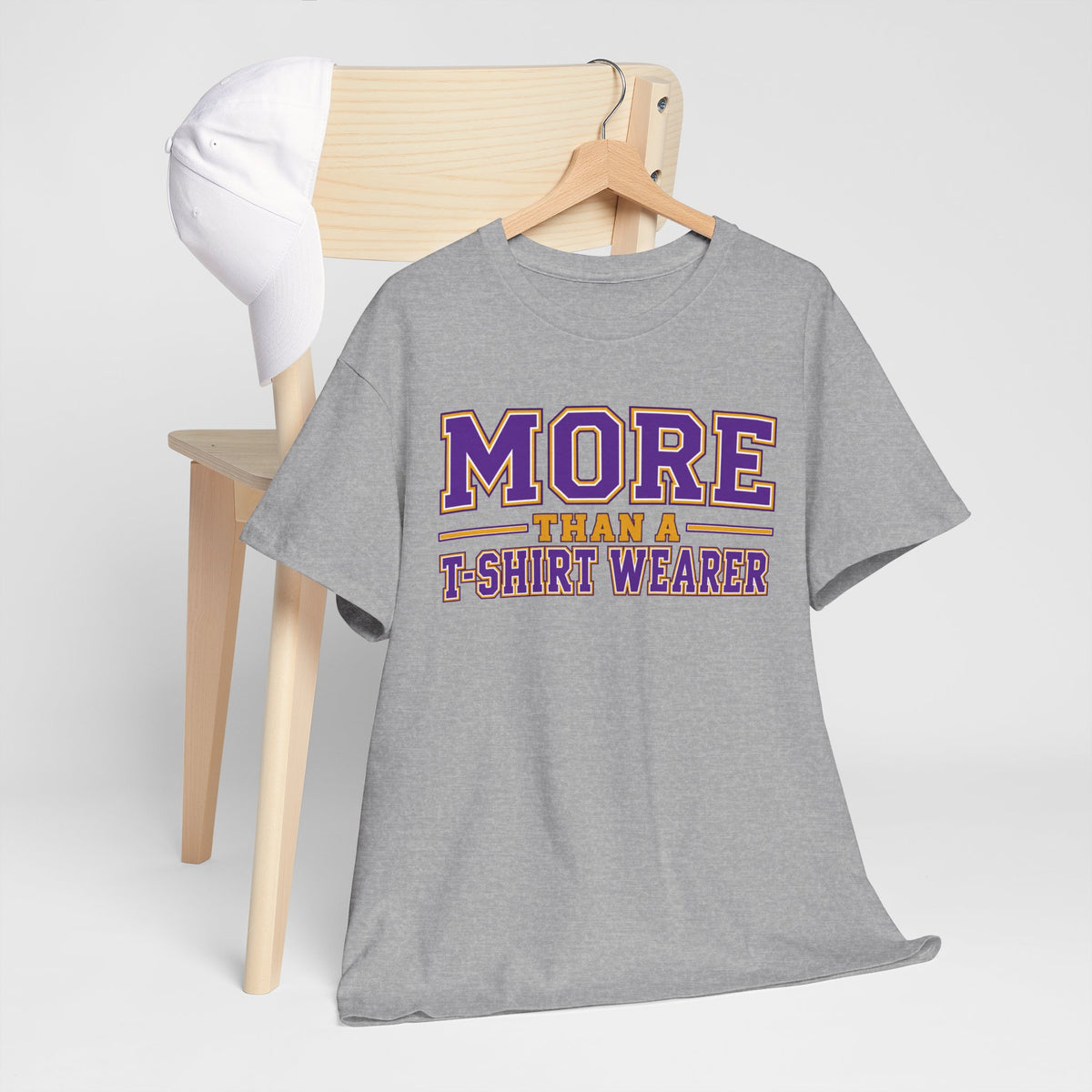 More Than A T-Shirt Wearer Tee | Purple Gold
