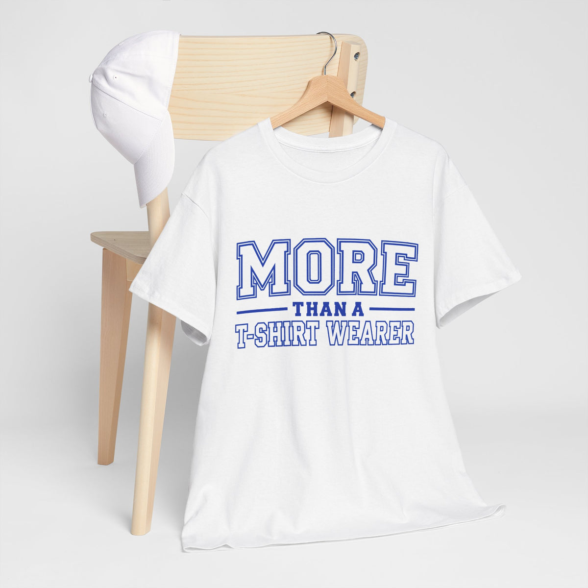 More Than A T-Shirt Wearer Tee | Blue White