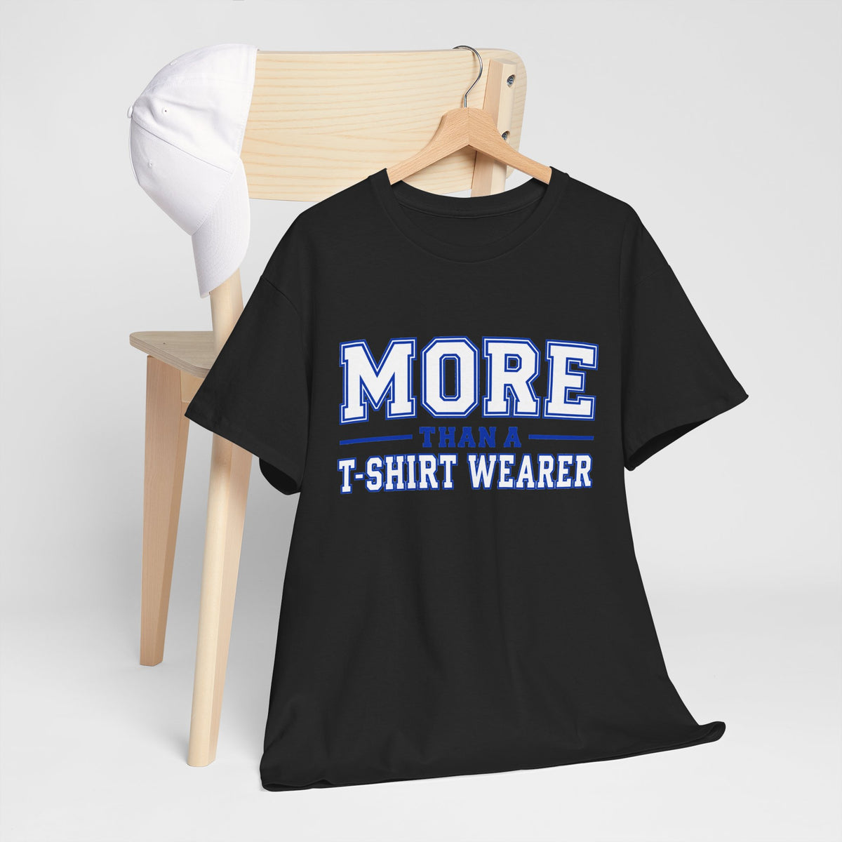 More Than A T-Shirt Wearer Tee | Blue White