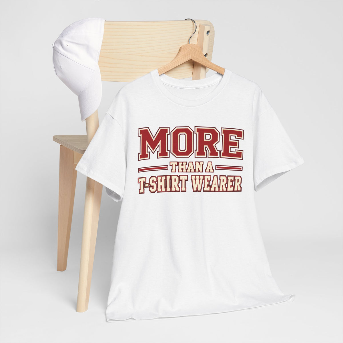 More Than A T-Shirt Wearer Tee | Crimson