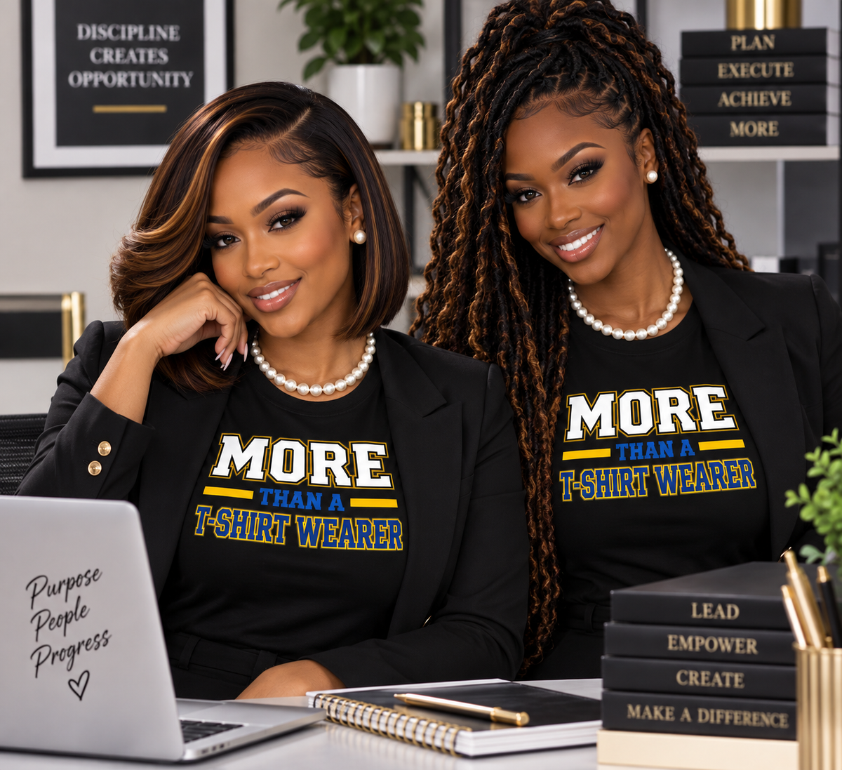 More Than A T-Shirt Wearer Tee | Blue  2