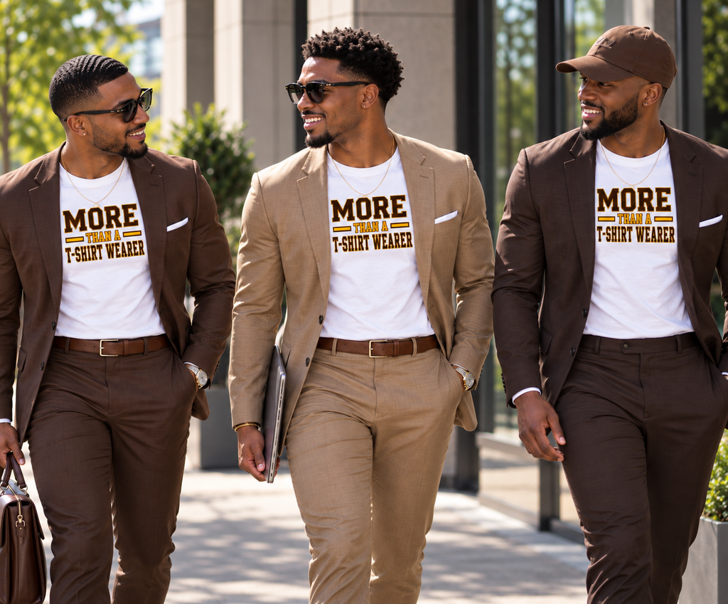 More Than A T-Shirt Wearer Tee | Brown Gold