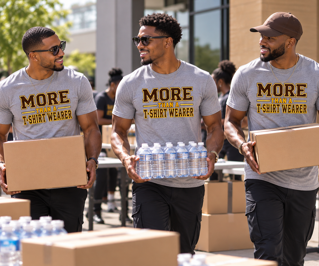 More Than A T-Shirt Wearer Tee | Brown Gold