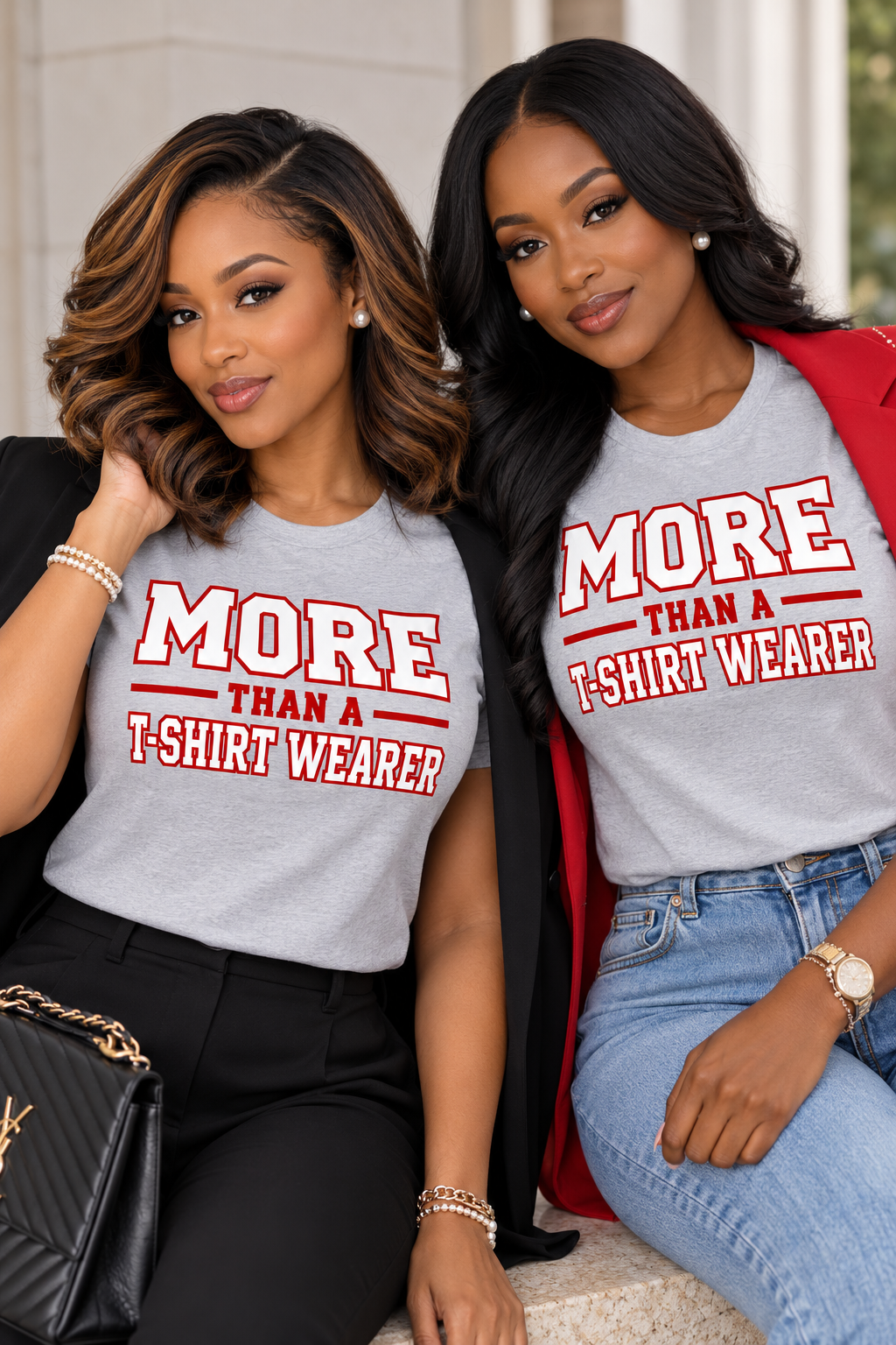 More Than A T-Shirt Wearer Tee | Red